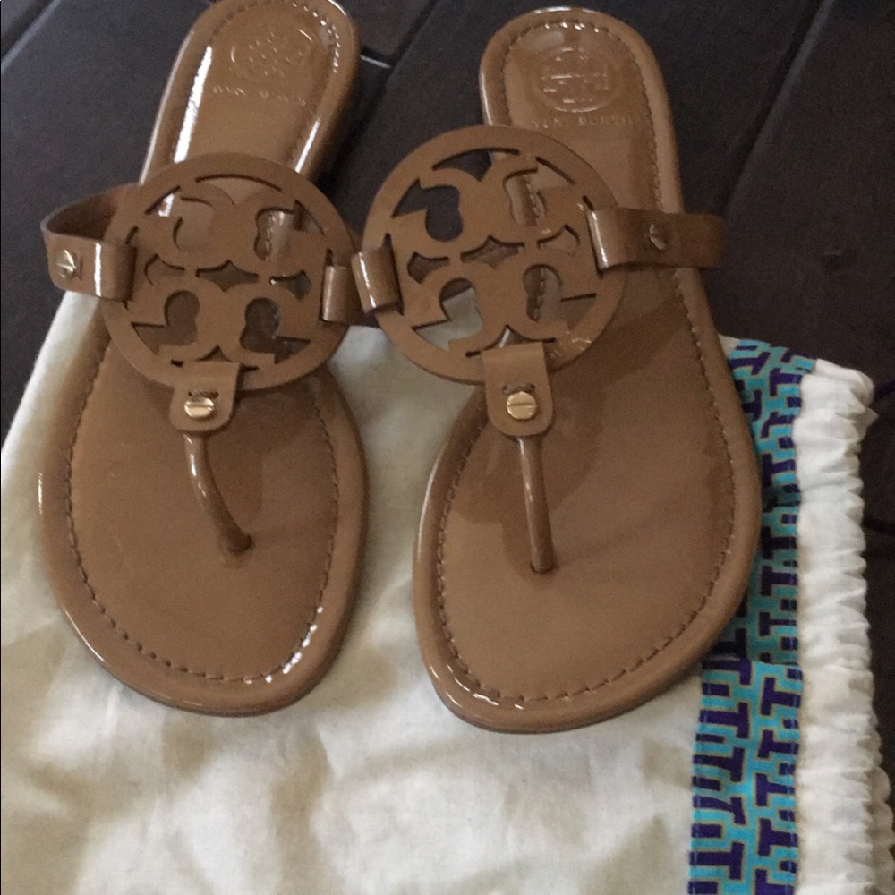 Tory Burch “Miller” flip flops 9.5